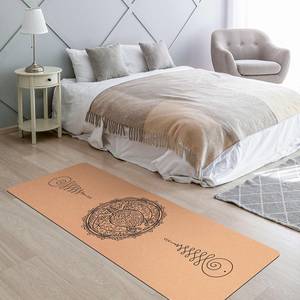 Tapis de yoga Tortue Face supérieure : liège<br>Face inférieure : caoutchouc naturel