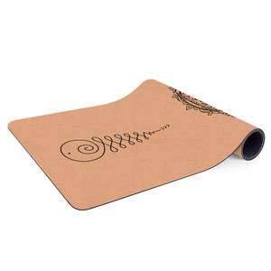 Loper/yogamat Schildpad Oppervlak: kurk<br>Onderkant: natuurlijk rubber