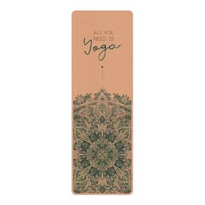 Läufer/Yogamatte All you need is Yoga Oberfläche: Kork / Unterseite: Naturkautschuk - Blau