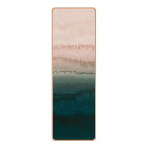 Läufer/Yogamatte Meeresrauschen Oberfläche: Kork / Unterseite: Naturkautschuk - Blau