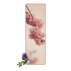 Tapis de yoga Bourgeons de printemps Face supérieure : liège<br>Face inférieure : caoutchouc naturel