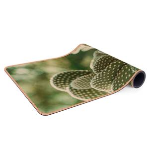 Läufer/Yogamatte Kakteen Oberfläche: Kork / Unterseite: Naturkautschuk - Grün