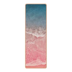 Loper/yogamat Oceaan Roze Oppervlak: kurk<br>Onderkant: natuurlijk rubber