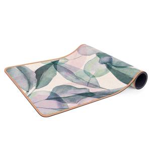 Tapis de yoga Aquarelle de feuilles II Face supérieure : liège<br>Face inférieure : caoutchouc naturel