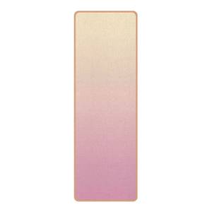 Tapis de yoga Dégradé Face supérieure : liège<br>Face inférieure : caoutchouc naturel - Beige / Rose