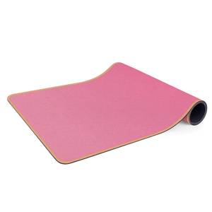 Loper/yogamat Kleurverloop Oppervlak: kurk<br>Onderkant: natuurlijk rubber - Roze