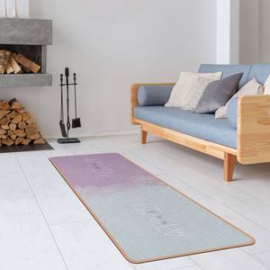 Tapis de yoga Inspirer expirer I Face supérieure : liège<br>Face inférieure : caoutchouc naturel - Mauve