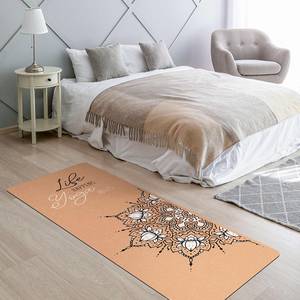 Tapis de yoga Life Happens Yoga Helps Face supérieure : liège<br>Face inférieure : caoutchouc naturel