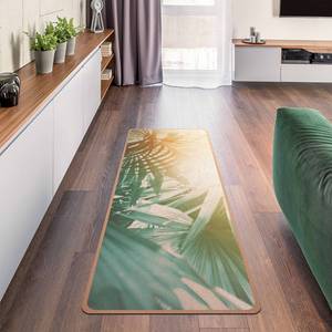 Tapis de yoga Coucher de soleil I Face supérieure : liège<br>Face inférieure : caoutchouc naturel