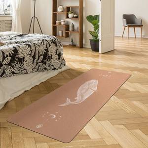 Tapis de yoga Baleine à bosses Face supérieure : liège<br>Face inférieure : caoutchouc naturel