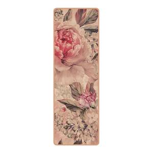 Tapis de yoga Pivoines II Face supérieure : liège<br>Face inférieure : caoutchouc naturel