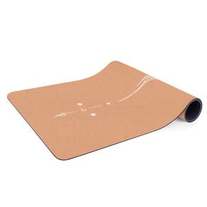 Loper/yogamat Zwaardvis Oppervlak: kurk<br>Onderkant: natuurlijk rubber - Wit