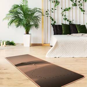 Tapis de yoga Flamants roses Face supérieure : liège<br>Face inférieure : caoutchouc naturel