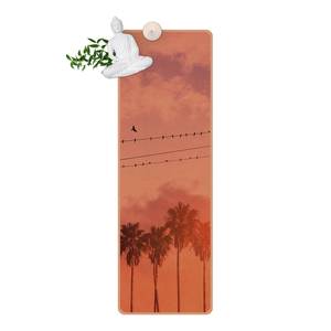 Tapis de yoga Oiseau en vol Face supérieure : liège<br>Face inférieure : caoutchouc naturel