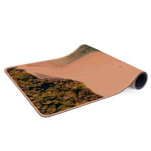 Läufer/Yogamatte Feiner Sandstrand Oberfläche: Kork / Unterseite: Naturkautschuk - Türkis