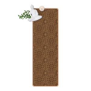 Tapis de yoga Étoiles Face supérieure : liège<br>Face inférieure : caoutchouc naturel