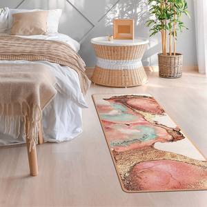 Tapis de yoga Aquarelle dorée Face supérieure : liège<br>Face inférieure : caoutchouc naturel