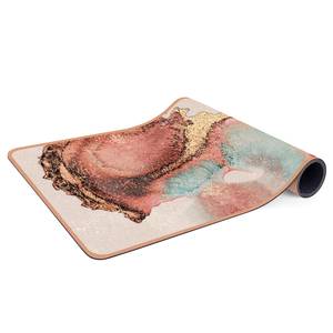 Tapis de yoga Aquarelle dorée Face supérieure : liège<br>Face inférieure : caoutchouc naturel