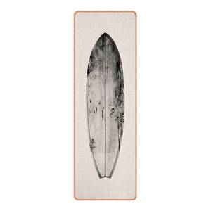 Tapis de yoga Planche de surf Face supérieure : liège<br>Face inférieure : caoutchouc naturel