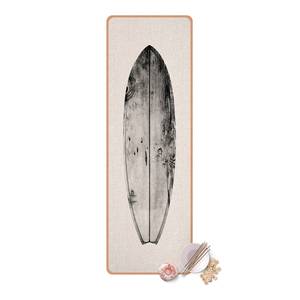 Tapis de yoga Planche de surf Face supérieure : liège<br>Face inférieure : caoutchouc naturel