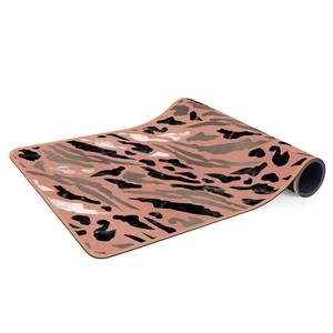 Läufer/Yogamatte Tigerstreifen in Marmor Oberfläche: Kork / Unterseite: Naturkautschuk - Pink