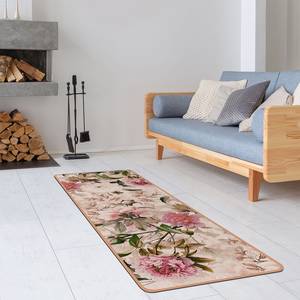 Tapis de yoga Pivoines I Face supérieure : liège<br>Face inférieure : caoutchouc naturel