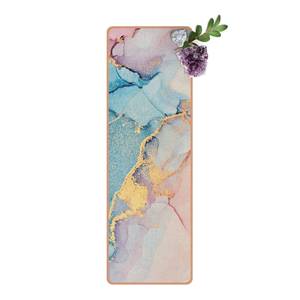 Tapis de yoga Aquarelle pastel I Face supérieure : liège<br>Face inférieure : caoutchouc naturel