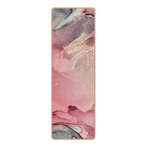 Läufer/Yogamatte Aquarell Pastell II Oberfläche: Kork / Unterseite: Naturkautschuk - Mehrfarbig