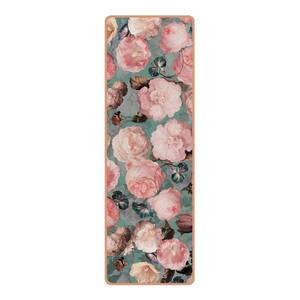 Tapis de yoga Roses de rêve Face supérieure : liège<br>Face inférieure : caoutchouc naturel