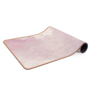 Tapis de yoga Aquarelle Face supérieure : liège<br>Face inférieure : caoutchouc naturel - Mauve