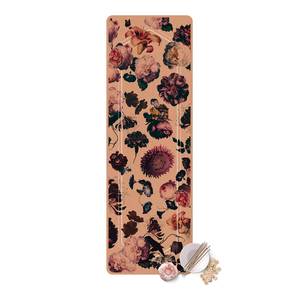 Tapis de yoga Fleurs baroques Face supérieure : liège<br>Face inférieure : caoutchouc naturel