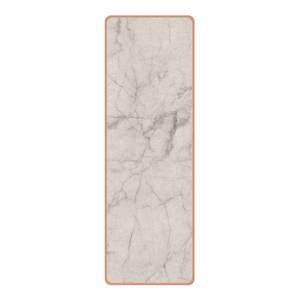 Läufer/Yogamatte Bianco Carrara Oberfläche: Kork / Unterseite: Naturkautschuk - Weiß