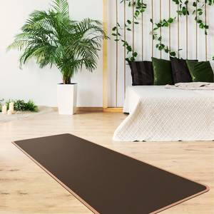 Loper/yogamat Suhar I Oppervlak: kurk<br>Onderkant: natuurlijk rubber - Bruin