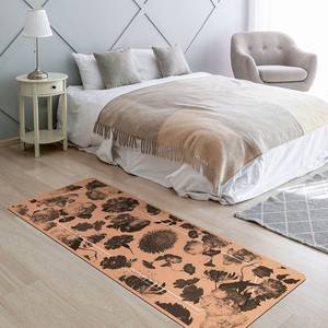 Tapis de yoga Baroque sépia Face supérieure : liège<br>Face inférieure : caoutchouc naturel