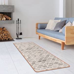 Tapis de yoga Marbre I Face supérieure : liège<br>Face inférieure : caoutchouc naturel - Gris