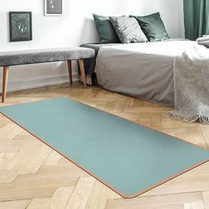 Loper/yogamat Timbu Oppervlak: kurk<br>Onderkant: natuurlijk rubber - Lichtblauw