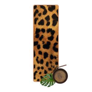 Läufer/Yogamatte Servalkatzenfell Oberfläche: Kork / Unterseite: Naturkautschuk - Braun