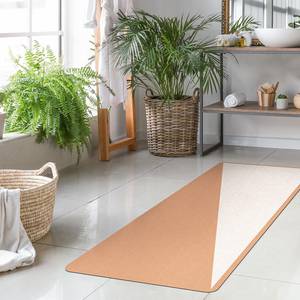 Loper/yogamat Eenvoud Driehoek Oppervlak: kurk<br>Onderkant: natuurlijk rubber - Wit