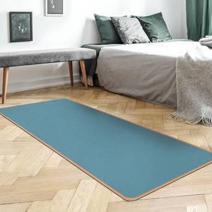 Tapis de yoga Timbu Face supérieure : liège<br>Face inférieure : caoutchouc naturel - Bleu lagon