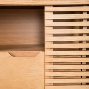 Tv-meubel SAIDO 1 vak fineer van echt hout - essenhout