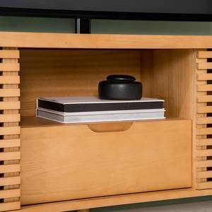 Tv-meubel SAIDO 1 vak fineer van echt hout - essenhout
