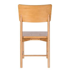 Chaises SAIDO - Lot de 2 Beige - Marron - En partie en bois massif - 45 x 87 x 50 cm