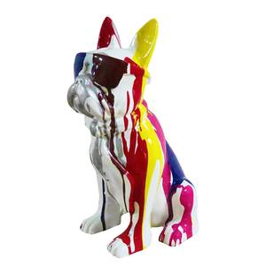 Skulptur Dude 100 Marmor / Eisen - Multicolor