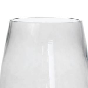 Glazen vaas Crea 100 ijzer/transparant glas - Grijs