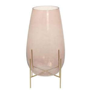 Vase en verre Crea 100 Fer / Verre transparent - Rose