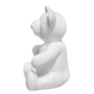 Sculpture Ted 100 Marbre / Fer - Blanc