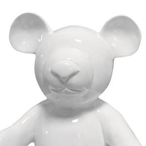 Sculpture Ted 100 Marbre / Fer - Blanc