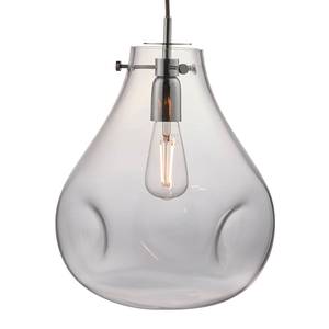 Hanglamp Aurore transparant glas/staal - 1 lichtbron
