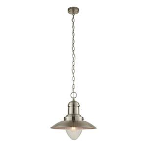 Hanglamp Pamelina transparant glas/staal - 1 lichtbron