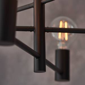 Plafondlamp Orazio III staal - 6 lichtbronnen